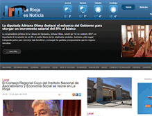 Tablet Screenshot of lariojaesnoticia.com.ar